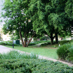 Landscaped parks